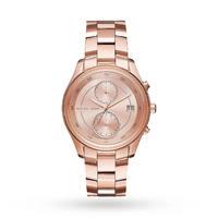 Michael Kors Briar Rose Gold-Tone Multifunction Watch