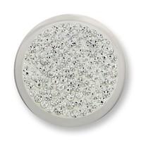 Mi Moneda Diamond Disc white crystal coin - small