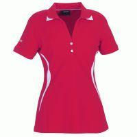 Minnie Golf Shirt - Raspberry/White