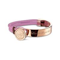 Mi Moneda Verano stainless steel pink bracelet