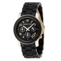 michael kors ladies chronograph resin bracelet watch