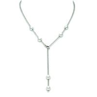 Mikimoto Necklace White Pearl In Motion 18ct White Gold