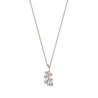 Mikimoto Necklace Branch Pearl And Diamond 18ct Rose Gold