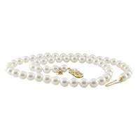 Mikimoto Necklace Pearl 18ct Yellow Gold