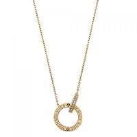 michael kors necklace logo gold d