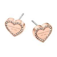 michael kors earrings heritage rose gold