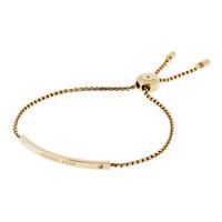 Michael Kors Gold Logo Bar Slider Bracelet D