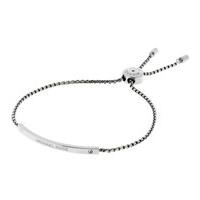 Michael Kors Bracelet Silver Logo Bar