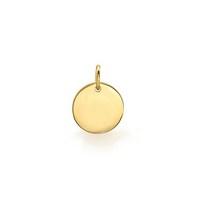 Missoma Gold Plain Disc Pendant