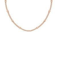 missoma rose gold short bobble chain