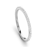 Missoma Silver Pave Infinity Ring