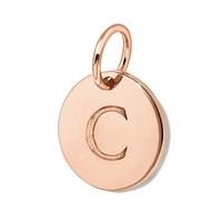 Missoma Rose Gold Initial C Pendant