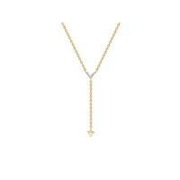 Missoma Gold Pave Open Arrow Lariat Necklace