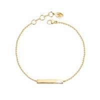 Missoma Gold Diamond Bar Bracelet