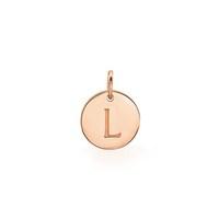 Missoma Rose Gold Initial L Pendant