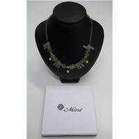 mint size small multi coloured necklace
