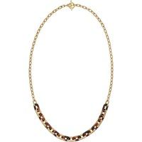 Michael Kors Fashion Gold Plated Tortoiseshell Necklace MKJ5434710
