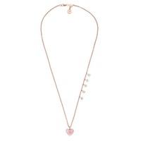 michael kors ladies brilliance pink heart pendant mkj6098791