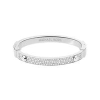 Michael Kors Brilliance Stainless Steel Clear Cubic Zirconia Bangle MKJ2746040