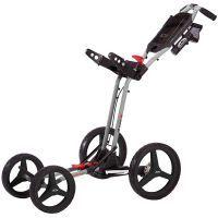 Micro Cart-3 Golf Trolley Silver/Red
