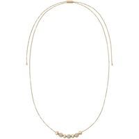 Michael Kors Ladies Gold Plated Beaded Brilliance Necklace MKJ5522710