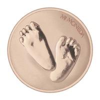 Mi Moneda \'Baby Feet\' Rose Gold-Plated \'Baby Feet\' 33mm Coin MON-BAB-03-L