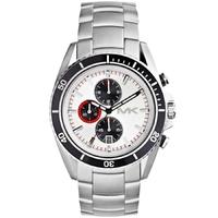Michael Kors Mens Stainless Steel Bracelet Watch Chronograph Dial MK8339