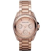 Michael Kors Ladies Rose Gold Plated Bracelet Watch MK5613