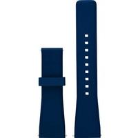 michael kors ladies access bradshaw blue rubber watch strap mkt9002