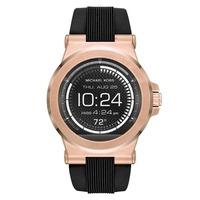 michael kors mens access dylan rose gold plated rubber smartwatch mkt5 ...