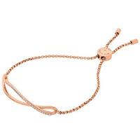 michael kors brilliance rose gold plated cubic zirconia crossover togg ...
