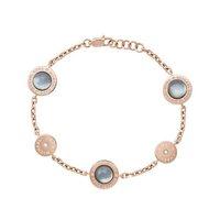 Michael Kors Mother of Pearl and Abalone Logo Bracelet