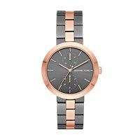 Michael Kors Ladies Garner Gunmetal And Rose Gold Tone Watch