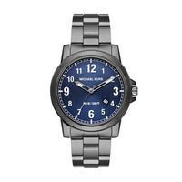 Michael Kors Mens Gunmetal and Blue Dial Watch