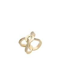 Michael Kors Brilliance Gold Interlock Ring