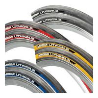 Michelin Lithion 2 Clincher Tyre Twin Pack - Black/Yellow - 700c x 23mm