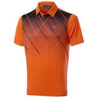 Mizuno Sublimation Golf Polo Shirt - Clown Fish Orange Medium