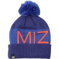Mizuno Bobble Hat - Light Blue / Dark Blue / Orange