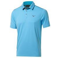 Mizuno Piquet Golf Polo Shirt - Norse Blue Small