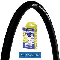 Michelin Pro4 ENDURANCE V2 Black 28c + FREE Tube