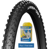 michelin wild gripr2 tyre 26 x 21 free tube