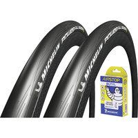 Michelin Power All Season 28c Tyres + FREE Tubes