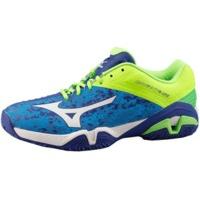 Mizuno Wave Intense Tour 2 CC blue camouflage/white/green gecko