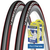 michelin pro 3 race tyres red free tubes