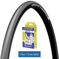 Michelin Pro4 ENDURANCE V2 Lead 23c + FREE Tube