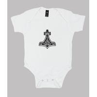 mjolnir body baby, white