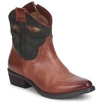 mjus raylan womens mid boots in brown