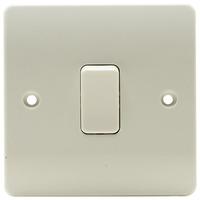 MK K4871 WHITE 1 Gang 2 Way 10A Plate Switch