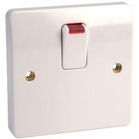 MK K5423WHI White 20A DPST Plate Switch