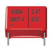 MKP thin film capacitor Radial lead 0.33 µF 400 Vdc 20 % 15 mm (L x W x H) 18 x 8 x 15 mm Wima MKP4 1 pc(s)